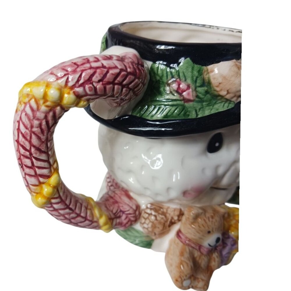 Alco Holiday Ceramic Snowman Mug With 3D Gift & Tree 16Oz - Picture 5 of 8